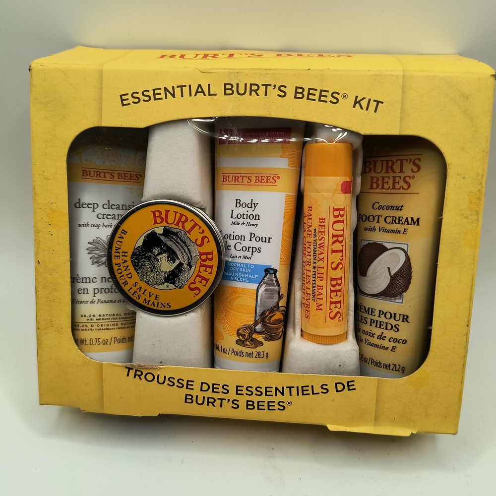 Burt's Bees 5 Piece Travel Lotion Body Gift Kit